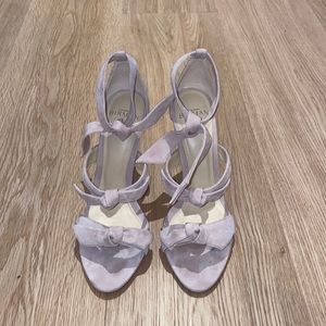 Worn once Alexandre Birman nude suede heels